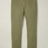 Pantaloni chino in twill spazzolato