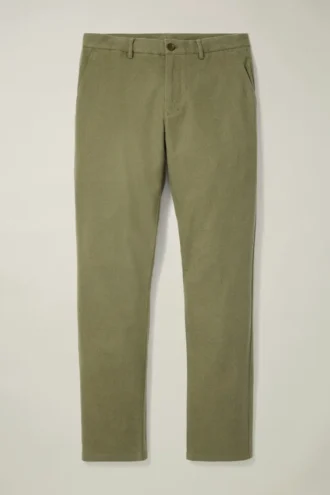 Pantaloni chino in twill spazzolato