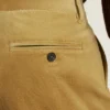 Pantaloni chino in velluto a coste elasticizzato