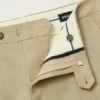 Pantaloni da completo in lino elasticizzato italiano