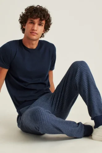 Pantaloni della tuta in cotone e cashmere