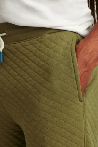 Pantaloni della tuta trapuntati a rombi