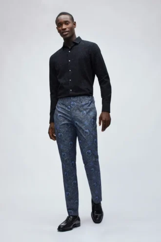 Pantaloni elasticizzati di alta qualità realizzati in tessuto Liberty