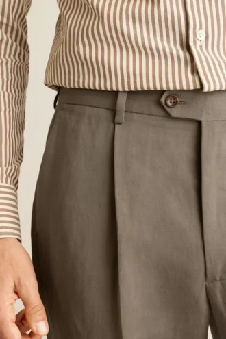 Pantaloni eleganti da uomo dalla vestibilità comoda di Bonobos | Pieghe in stile italiano