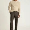 Pantaloni eleganti da uomo in lana di Bonobos | Misto italiano con comfort flessibile