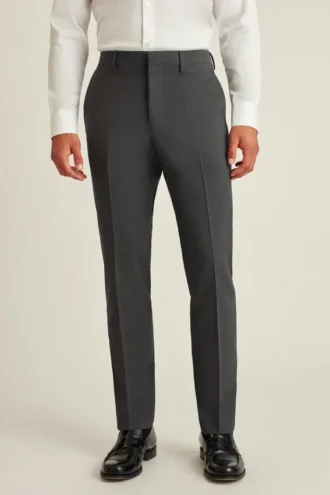 Pantaloni eleganti da uomo in lana elasticizzata