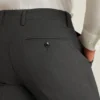 Pantaloni eleganti da uomo in lana elasticizzata