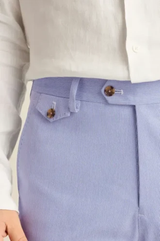 Pantaloni eleganti in cotone elasticizzato italiano