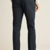 Pantaloni eleganti in cotone elasticizzato italiano