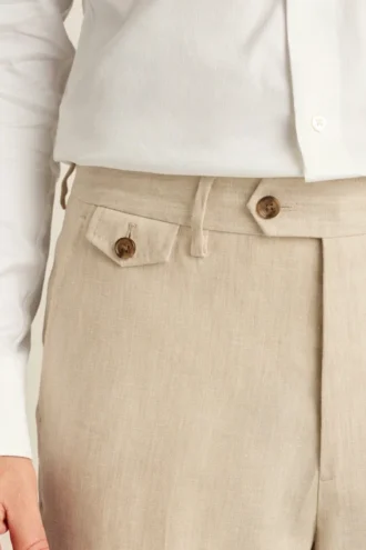 Pantaloni eleganti in lino italiano Jetsetter