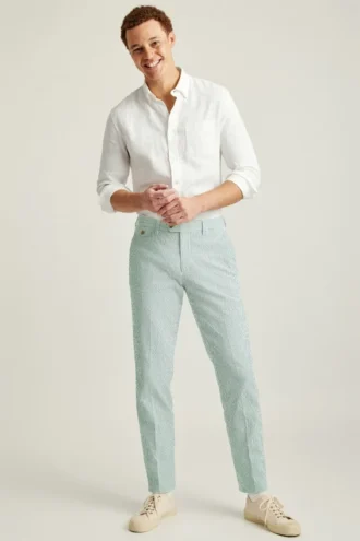 Pantaloni eleganti in seersucker italiano Jetsetter