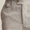 Pantaloni eleganti in seersucker italiano Jetsetter