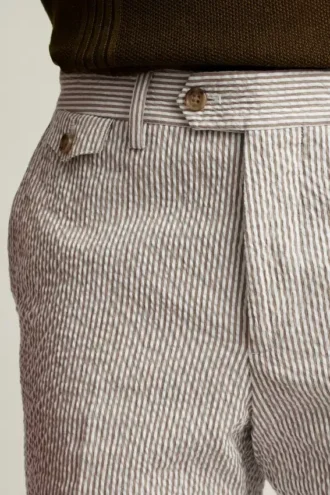 Pantaloni eleganti in seersucker italiano Jetsetter