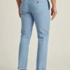 Pantaloni in chambray elasticizzato