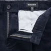 Pantaloni in velluto a coste elasticizzato con pinces