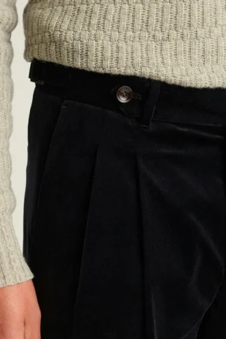 Pantaloni in velluto da uomo di Bonobos | Pantaloni di lusso con pieghe in stile italiano