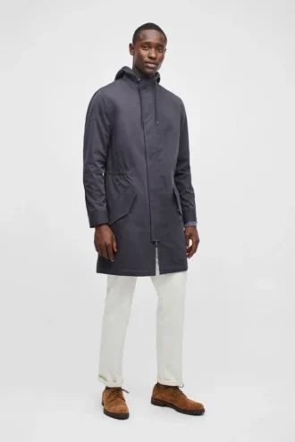 Parka leggero a coda di pesce