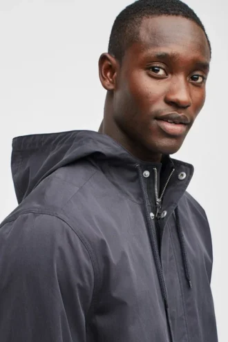 Parka leggero a coda di pesce