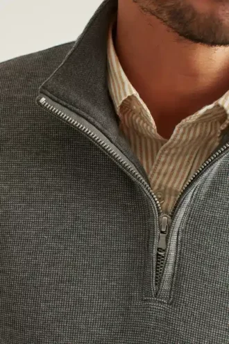 Pique Daily Grind con mezza zip