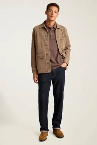 Polo a maniche lunghe da uomo di Bonobos | Capo raffinato e lussuoso da indossare in sovrapposizione