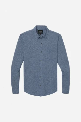 Polo in jersey melange con bottoni Taglie forti