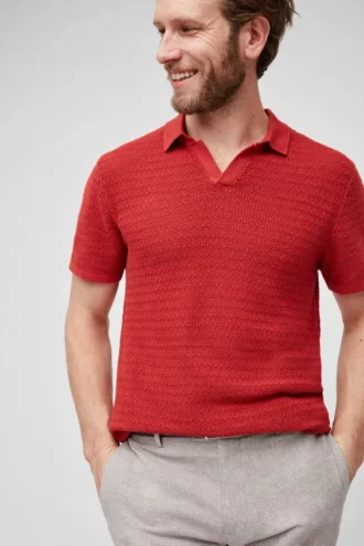 Polo in maglia retrò