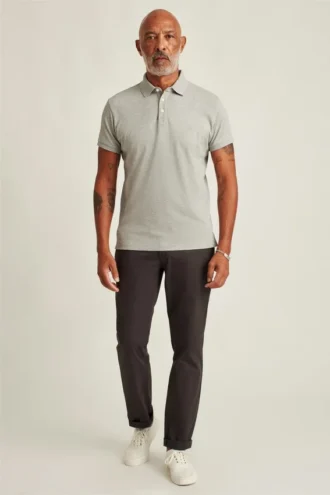 Polo in piqué elasticizzato