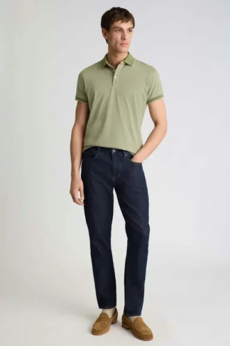 Polo in piqué elasticizzato