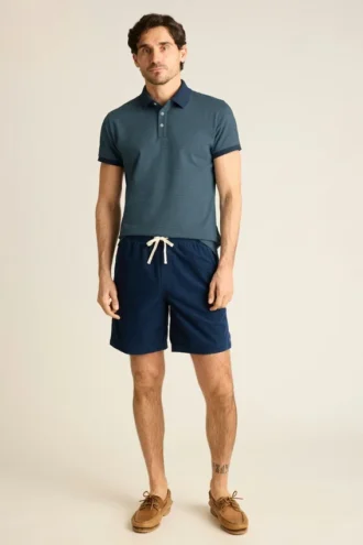 Polo in piqué elasticizzato