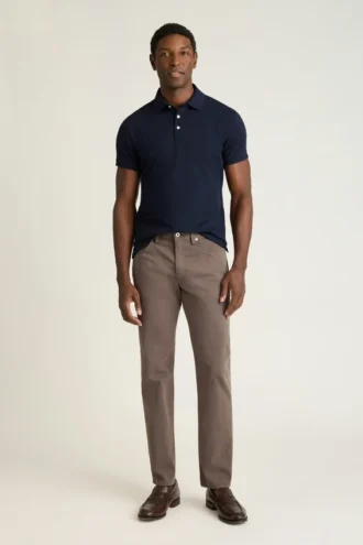 Polo in piqué elasticizzato