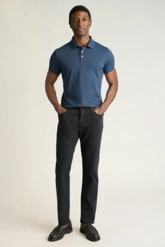 Polo in piqué elasticizzato