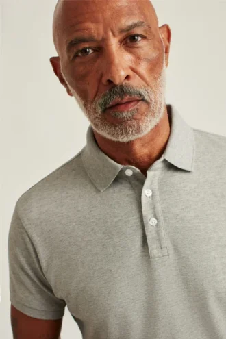 Polo in piqué elasticizzato