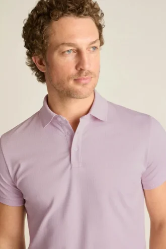 Polo in piqué elasticizzato