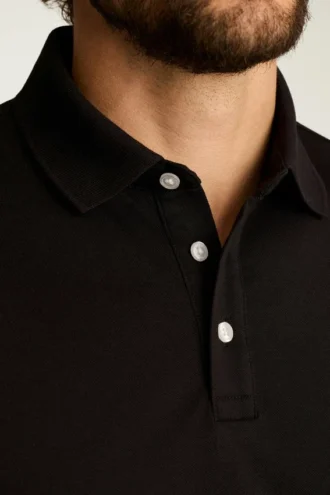 Polo in piqué elasticizzato