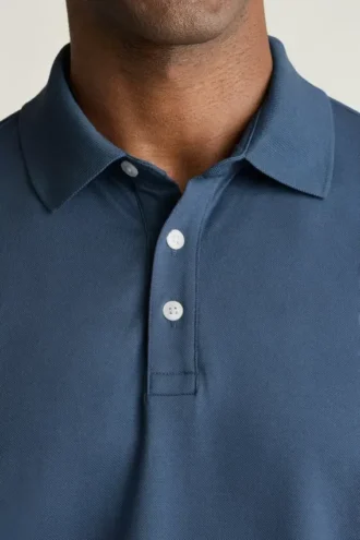 Polo in piqué elasticizzato