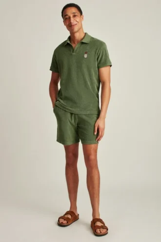 Polo Johnny Collar in spugna