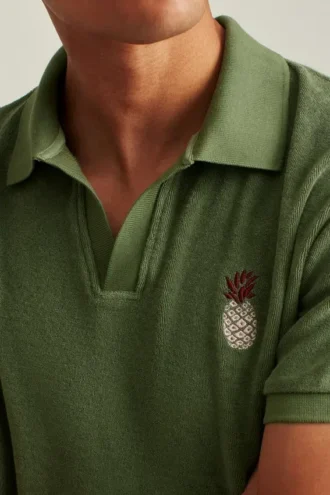 Polo Johnny Collar in spugna