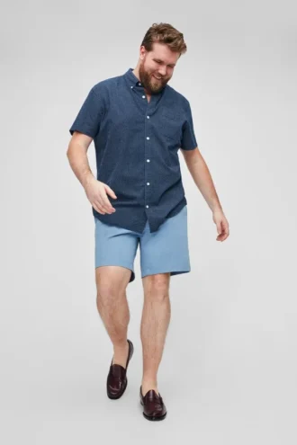 Stretch Washed Chino Shorts Taglie forti