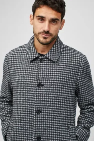 Trench in lana italiana