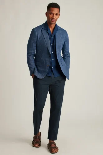 Unconstructed Italian Linen Blazer