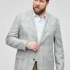 Unconstructed Italian Linen Blazer in Taglie forti