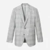 Unconstructed Italian Linen Blazer in Taglie forti